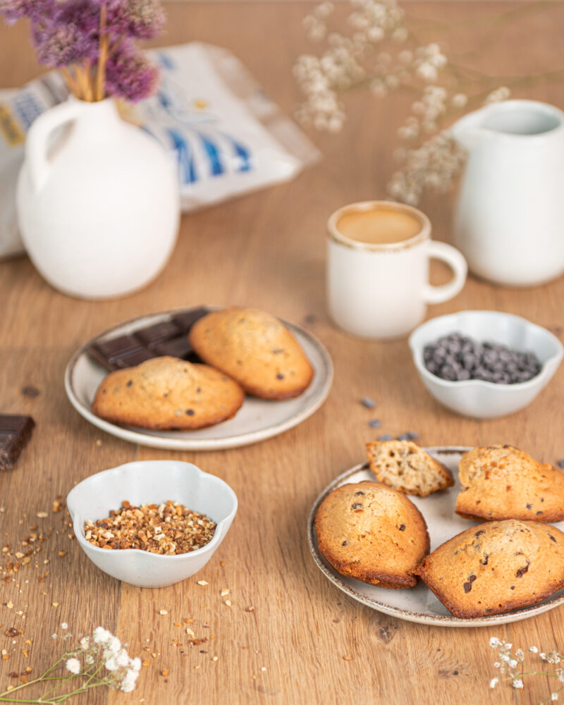 Madeleines Armor Délices aux graines de sarrasin torréfiées et pépites de chocolat