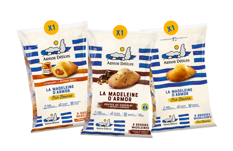 Photo de Lot Découverte Madeleines Armor Délices